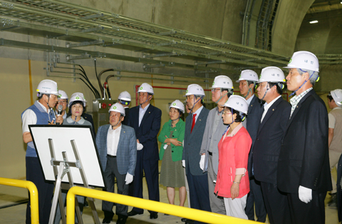 중.저준위 방사성 폐기물 처분시설 현장 방문