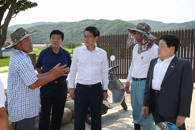 하동 오곡저수지 현장 방문