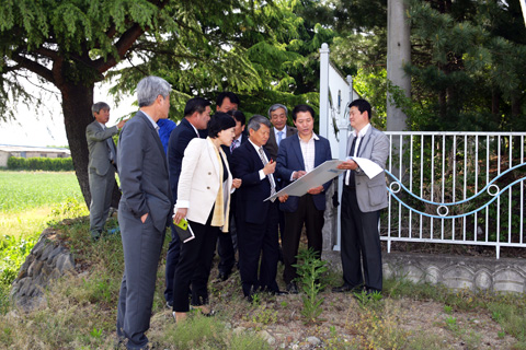 화물자동차주차장예정부지현장방문