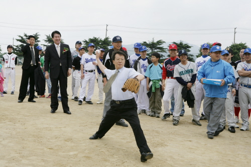 제4회 경주시생활체육 야구연합회장기 경주리그 개회식
