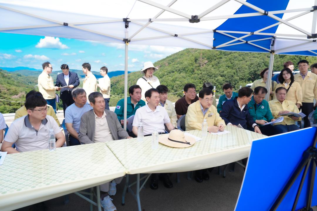 경주시 가뭄피해 지역 현장 방문