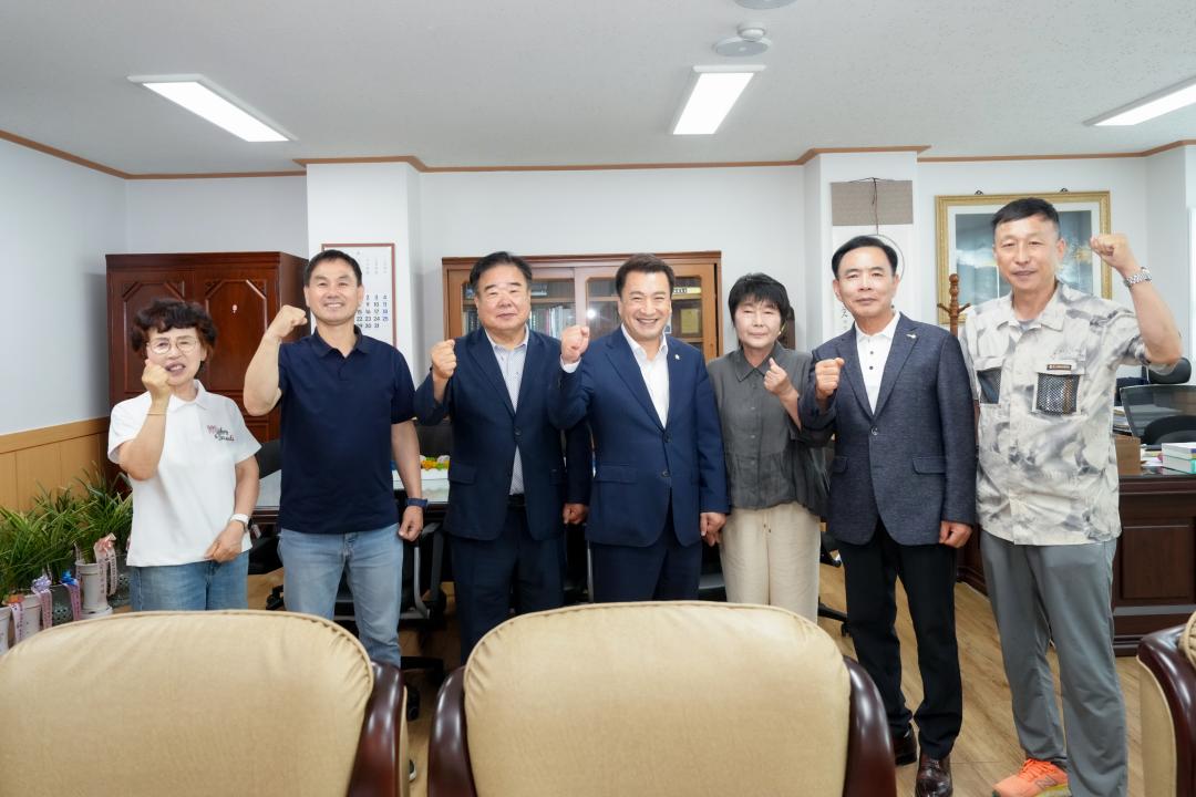 발전협의회 임원진 부의장실 내방