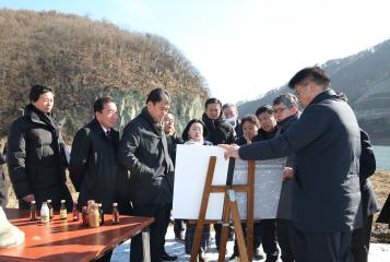 형산강 역사문화관광공원 예정지 방문