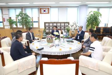 경주중심상가상인회 면담