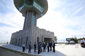 양남 주상절리 조망타워 현장점검