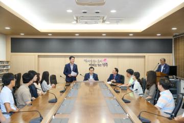 추석 연휴 현업기관 격려방문