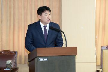 제290회 경주시의회 임시회 제 1차 본회의, 전체의원간담회