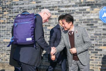 라트비아 국회의장일행 경주 방문