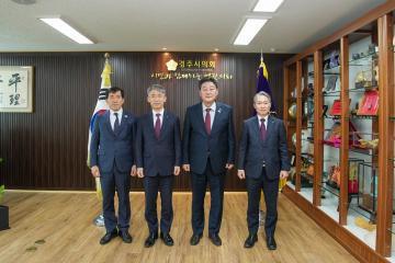 한수원 신임 기술부사장 내방