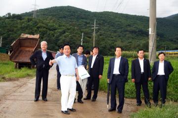 목월생가복원사업관련현장점검