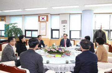 봉화군의회 의회 내방