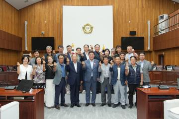 불국동, 중부동, 황오동 단체장 내방