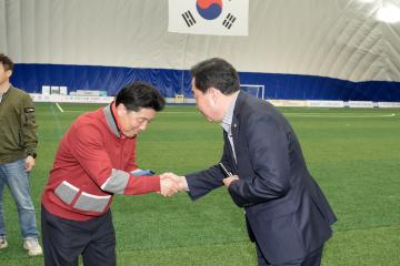 순천·진주시의회 의원연수에 따른 격려 방문