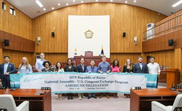 2019 한·미의회 청소년 교류사업단 경주시의회 방문