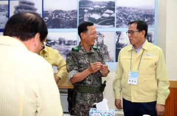 을지연습 상황실 격려 방문