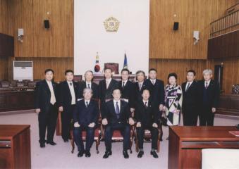 나라시의회의장단 의장실 방문