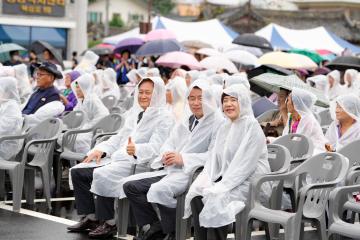통합 황오동 행정복지타운 준공식