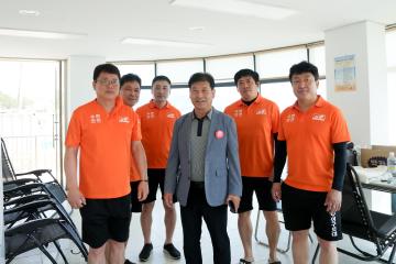 바다시청 격려 방문