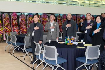 경주중고등학교 총동창회 회장단 이⦁취임식