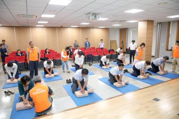 보건소 지역보건과 방문 - 심폐소생술 교육