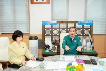 경주시 의회, 태풍 `카눈` 대비 취약지 긴급 현장 점검