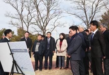 대한민국 축구부지 현장 방문