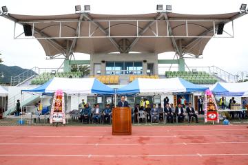 제50회 광복절기념 건천읍민 축구대회 개회식