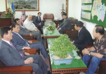 불국사종상스님 의장실 방문 