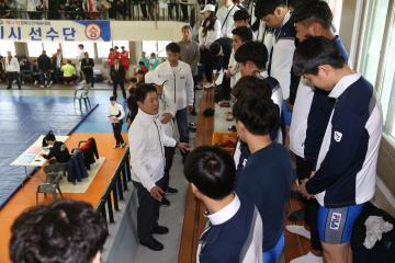 제57회 경북도민체육대회 경기장 방문 격려