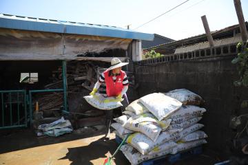 제11호 태풍'힌남노'피해복구 현장(내남 전포1길)