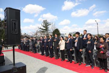 황오지하차도 구조개선사업 개통식