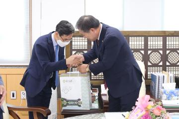 한국원자력환경공단  차성수내방 이사장 인사차내방