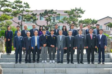 수봉학원 개교 87주년 기념식 및 전몰 학도병 추념비 추가 각명식