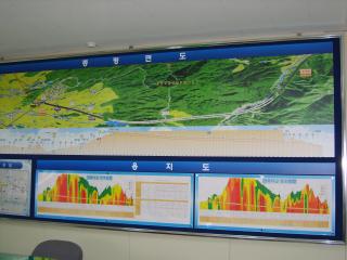 경주-감포 도로 공사 현장
