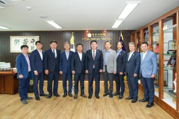 익산시 농협 임원진 내방