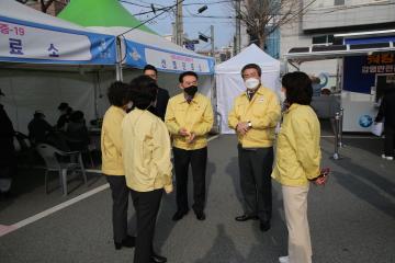 코로나19 근무자격려 방문