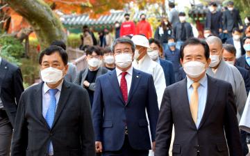 정세균 국무총리 불국사 방문