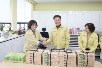 신종 코로나 관련 보건소 격려 방문