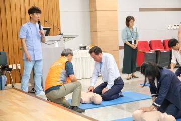 보건소 지역보건과 방문 - 심폐소생술 교육