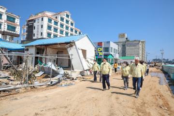경제도시위원회 태풍 마이삭 피해지역 현장방문