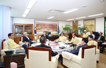 9.12 지진발생에 대한 긴급 의장단 간담회 개최