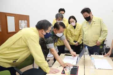 을지연습 종합상황실 격려방문