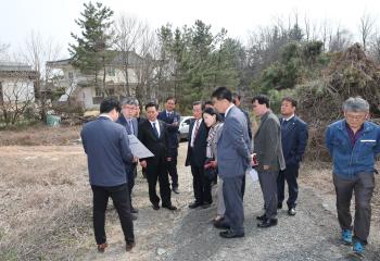 신라금속공예지국 조성 사업장 방문