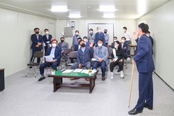 신당천 하천재해예방사업 현장 방문