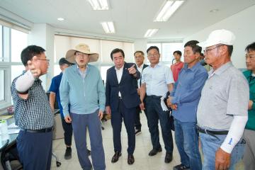 바다시청 근무자 격려 방문