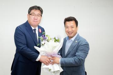 제9대 후반기 의장단 기관 방문