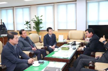 해양경찰서장 부의장실 방문