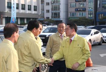 AI 방역추진상황점검차 농림축산식품부장관 경주 방문