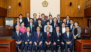제7대 경주시의회 후반기 의장단 사진