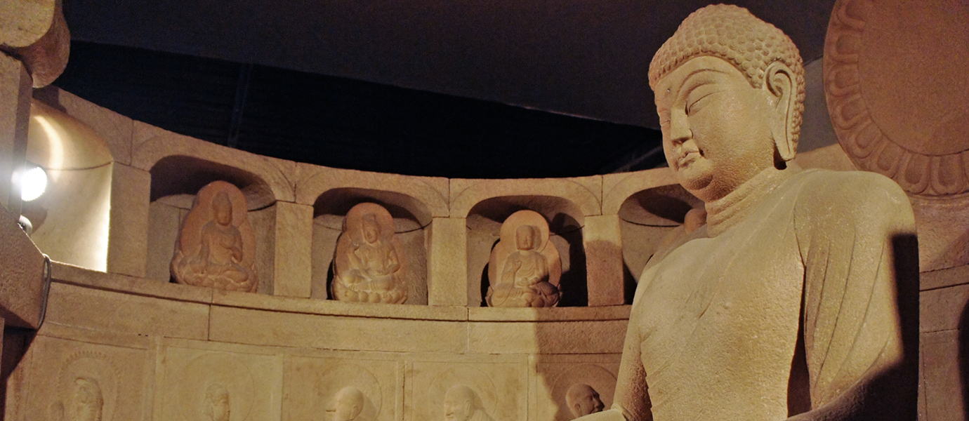 신라역사문화관 석굴암 모형 전시물